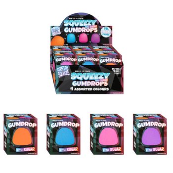 MAČKACÍ GUM DROP - S CUKROVOU NÁPLNÍ - V DISPLAYI (12 ks)
