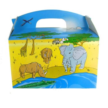 Dětsk&yacute; menu box - SAFARI (50 ks)