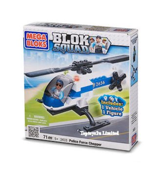 MEGA BLOKS - SUV HASIČSK&Eacute; PATROLY A POLICEJN&Iacute; VRTULN&Iacute;K (2 ks)