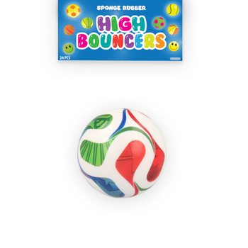 SK&Aacute;KAC&Iacute; M&Iacute;ČEK FOTBALOV&Yacute; HIGH BOUNCE - V DISPLAYI (24 ks)