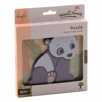 JOUECO - THE WILDIES FAMILY MIX DŘEVĚN&Eacute; PUZZLE - Od 12 měs&iacute;ců (12 ks)