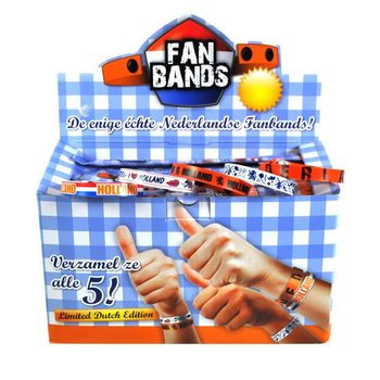 ***SUPER LEVN&Eacute;*** FAN BANDS / NIZOZEMSK&Eacute; N&Aacute;RAMKY V DISPLAYI (160 ks)