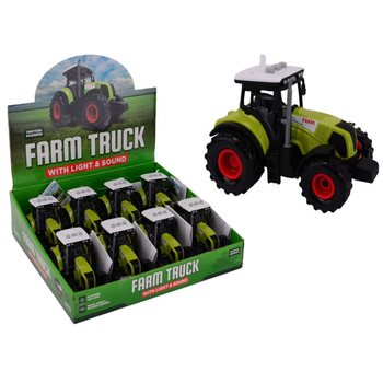 FARMSKÝ TRAKTOR SE SVĚTLEM A ZVUKEM - V DISPLAYI (8 ks)