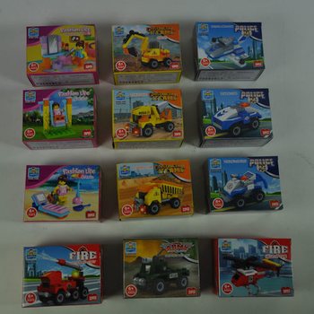 STAVEBN&Iacute; KOSTKY BRICKS - MIX S&Eacute;RIE V DISPLAYI (20 ks)