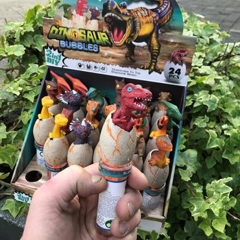 3D Bublifuk Dinosaurus v tyči (24 kusů v displeji)