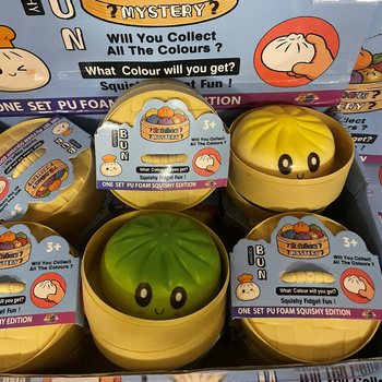 RAGE - Squishy Bun Dumplings VELK&Eacute; - ONE SET PU FOAM SQUISHY EDITION (12 ks)