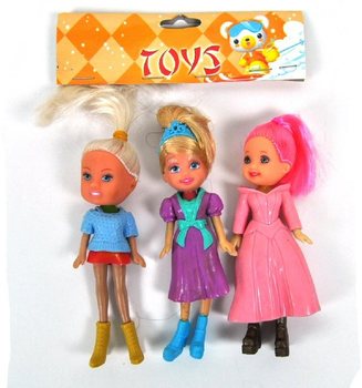3 Mini panenky v sáčku (Sada 10 ks)