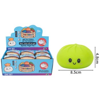 RAGE - Squishy Bun Dumplings VELK&Eacute; (8.5 x 8.5 x 4.8 cm) - Viral 2026 Fidget Toy (12 ks)