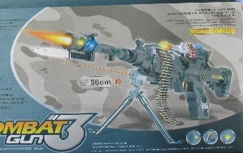 Dětský samopal Combat se světlem a zvukem - 56 cm