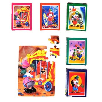 Roztomil&eacute; Cirkusov&eacute; Puzzle v Displeji (36 ks)