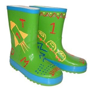 FUNKY WELLIES - VYBARVI SI VLASTN&Iacute; HOL&Iacute;NKY - ZELEN&Eacute; / VELIKOST: 26