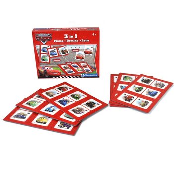 HRA 3 V 1 DISNEY PIXAR AUTA (CARS) - MEMO - DOMINO - LOTTO