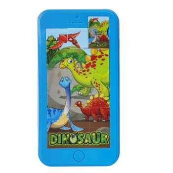 Posunovac&iacute; puzzle Dinosaurus - 8x16 cm