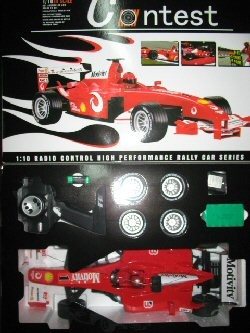Velké RC Auto Formule 1 Contest