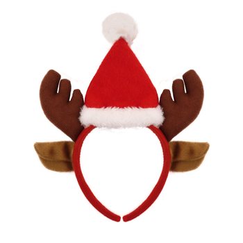 VÁNOČNÍ ČELENKA SOB S ČEPICÍ SANTA CLAUSE (48 ks)