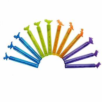 Barevné bublifuky ve tvaru dinosaura (12 ks)