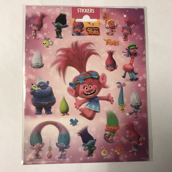 VELKÉ ARCHY SAMOLEPEK TROLLS, 20x16 cm (10 ks)