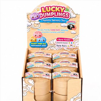 RAGE - LUCKY DUMPLINGS - Squishy Bun Dumplings VELK&Eacute; Rozměry 8.5 x 8.5 x 4.8 Cm - V DISPLEJI (12 ks)