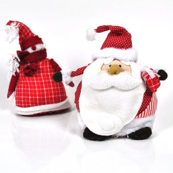 PLY&Scaron;OV&Yacute; SANTA A SNĚHUL&Aacute;K (4 ks)