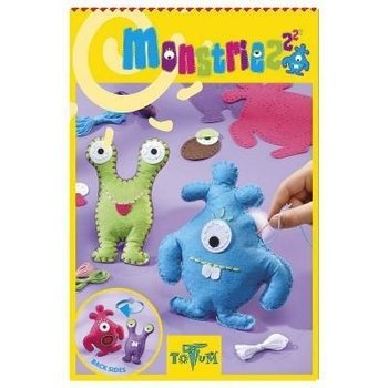 MONSTRIES 2 - V&Yacute;ROBA OBOUSTRANN&Yacute;CH PLSTĚN&Yacute;CH PŘ&Iacute;&Scaron;EREK (6 ks)