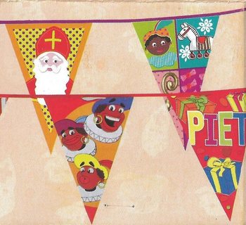 GIRLANDA SINTERKLAAS (MIKUL&Aacute;&Scaron;) 6 METRŮ (5 ks)