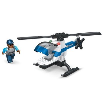MEGA BLOKS - 2413 POLICE FORCE CHOPPER Policejn&iacute; helikopt&eacute;ra (2 ks)