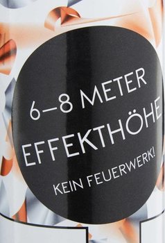 Konfetov&eacute; dělo &ndash; Barva: Oranžov&aacute;/Stř&iacute;brn&aacute; 40 cm - vystřelovac&iacute; konfety na narozeniny (10 ks)