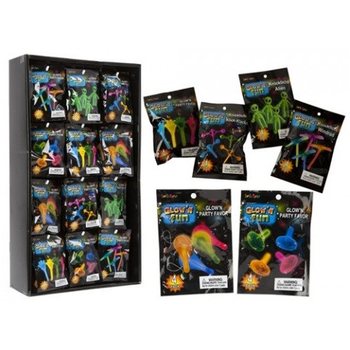 Mix svítících hraček Glow in the Dark (66 ks)