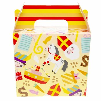 SINTERKLAAS MENU BOX / KRABIČKA NA D&Aacute;RKY 14x10x17 cm (12 ks)