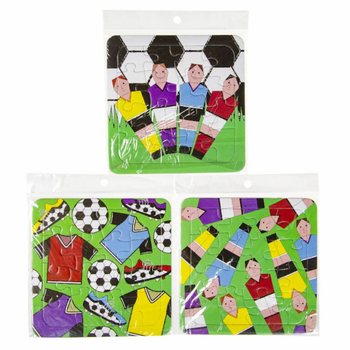 MIX FOTBALOV&Eacute; PUZZLE - 14 x 14 cm (50 kusů)