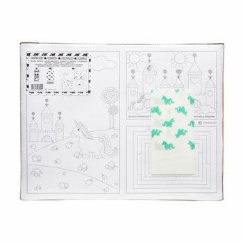 KOMPLETN&Iacute; GASTRO BOX JEDNOROŽEC - 48x Sady pastelek + 100x Omalov&aacute;nky + 100x Ubrousky (248 ks)