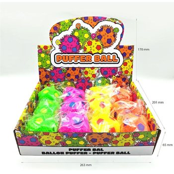 PUFFER M&Iacute;ČEK - 6.5CM - V DISPLEJI (12 ks)