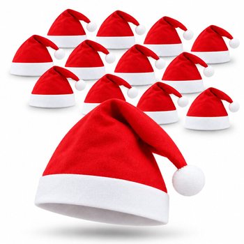 KLASICKÉ VÁNOČNÍ ČEPICE - XMAS CAP (12 ks)