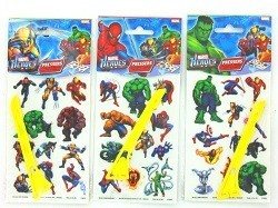 PROTLAČOVAC&Iacute; SAMOLEPKY / PROTIISK MARVEL HEROES (24 ks)