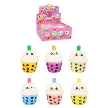 Bubble Tea Squeeze Fidget - Mix Barev v Displayi (12 ks)
