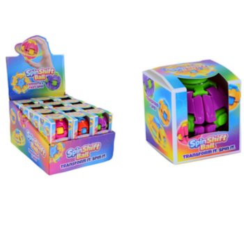 FIDGET SPINNER M&Iacute;ČEK SPIN & POP - SPIN SHIFT BALL - V DISPLEJI (24 ks)