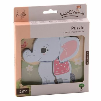 JOUECO - THE WILDIES FAMILY MIX DŘEVĚN&Eacute; PUZZLE - Od 12 měs&iacute;ců (12 ks)