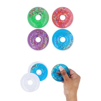 Putty Donuts v barevn&eacute;m displeji - Mix barev (24 kusů)
