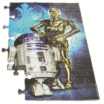 STAR WARS PUZZLE V BLINDBAGU 22 X 14 CM (8 ks)