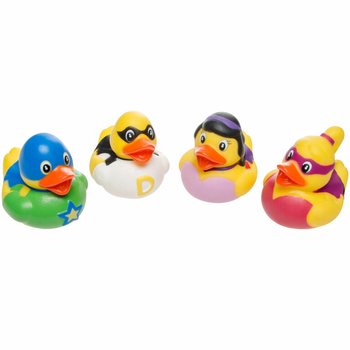 Mix Gumov&eacute; kachničky Superhrdinov&eacute; - 5x5 cm (4 ks)
