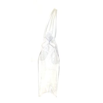Luxusn&iacute; Průhledn&aacute; Balic&iacute; Ta&scaron;ka s Kř&iacute;žov&yacute;m Dnem a Pevn&yacute;m Madlem 18,5x18cm (25 ks)