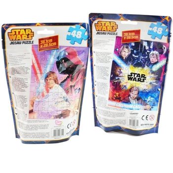 Star Wars puzzle v neprůhledn&eacute;m s&aacute;čku blindbag 38,1 x 28,5 cm (12 ks)