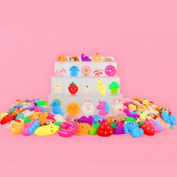 Mix squishy figurek v kybl&iacute;ku (100 ks)