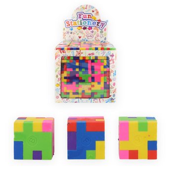 PUZZLE KOSTKA MAZACw&Iacute; GUMA - V DISPLAYI (120 ks)