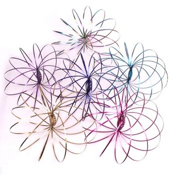 Magick&eacute; kroužky / Flow Rings - Kinetick&yacute; 3D Magick&yacute; kroužek - MULTICOLOR | NA KARTĚ (12 ks)