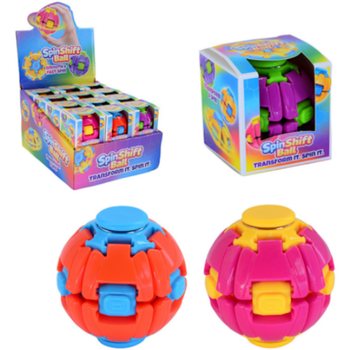 FIDGET SPINNER M&Iacute;ČEK SPIN & POP - SPIN SHIFT BALL - V DISPLEJI (24 ks)