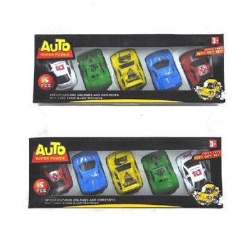 5 Mini Autíček Pull Back v Krabičce (3 ks)