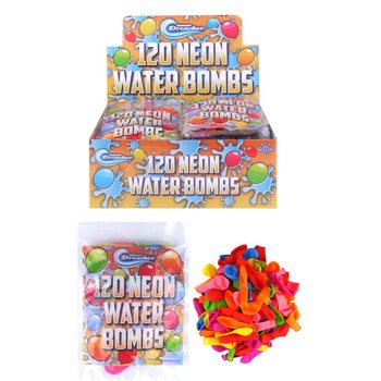 120x VODNÍ BOMBY V SÁČKU V DISPLAYI (24 ks)