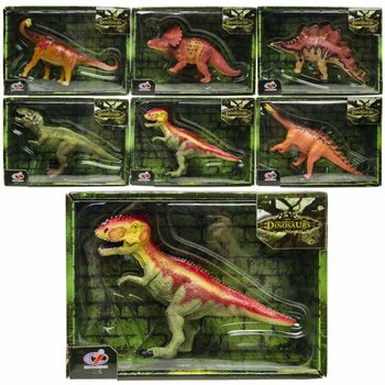 Figurky Dinosaurů - Luxusní Dárková Krabice - Mix Druhů (Sada 6 ks)