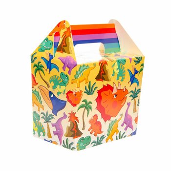 Dinosauří box na jídlo / krabička na výslužky (12 ks)
